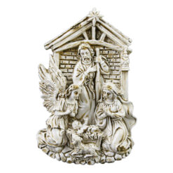 Ornament decorativ din rasina, Sfanta Familie 5x8 CM