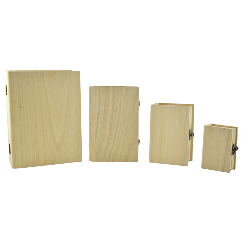 Set 4 cutii hobby realizate din lemn - imagine 2