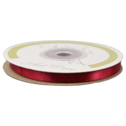 Rola panglica satin Bordo 6 mm x 25 m, Art Deco