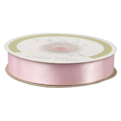 Rola panglica satin Roz pal 15 mm x 25 m, Art Deco