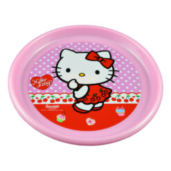 Farfurie intinsa din plastic Hello Kitty, 22 CM
