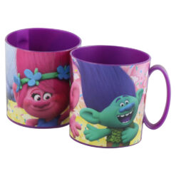 Cana din plastic Trolls 350 ml