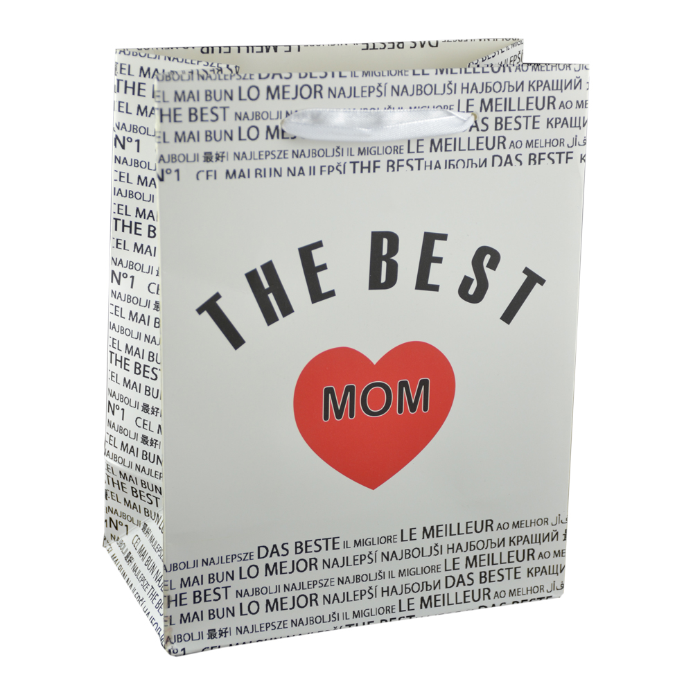Punga cadou din hartie laminata 18x23 CM - A legjobb anya/The best mom - imagine 2
