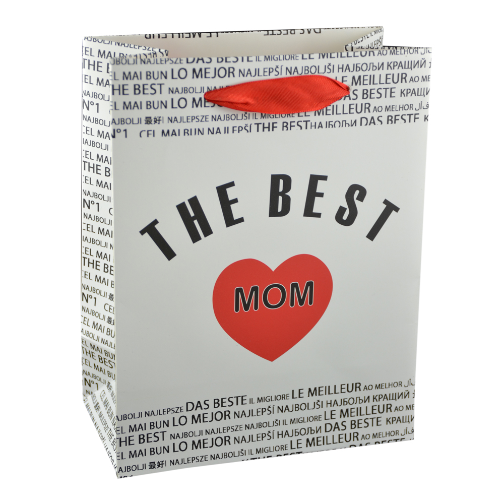 Punga cadou din hartie laminata 18x23 CM - A legjobb anya/The best mom - imagine 4