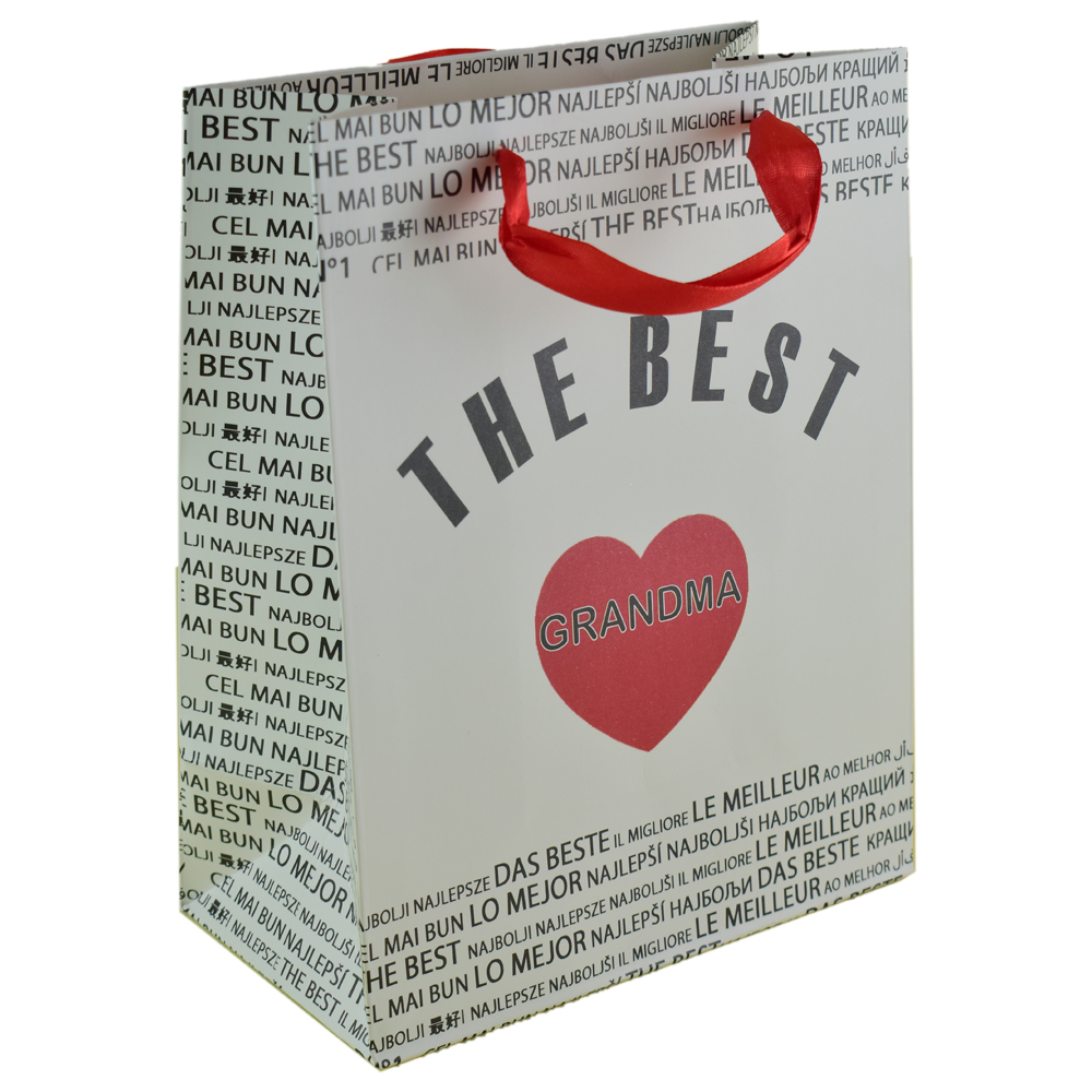 Punga cadou din hartie 18x23 CM, A legjobb Mama/The best Grandma - imagine 6