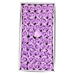 Trandafiri de sapun, 5 CM, 50 de bucata/cutie - Lila
