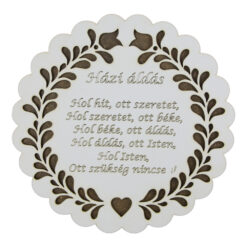 Suport oale traforaj din lemn "Hazi Aldas" 20 CM