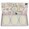 Set sapun Rose Blossom 3x125 gr - Trandafir