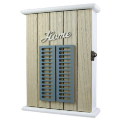 Cutie pentru chei din lemn, Home 19x26 CM - Design cu fereastra
