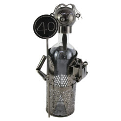 Suport sticla de vin, din metal Cadou 40