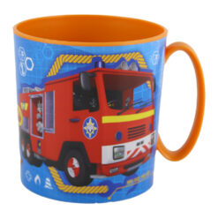 Cana din plastic Pompierul Sam 350 ml
