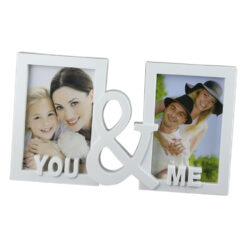 Rama foto din plastic 2 poze "You&Me" Dim. poze 10?15 CM