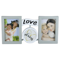 Rama foto din plastic 3 poze "Love" Dim. poze 2 buc 10x15 CM