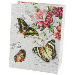 Punga cadou din hartie 18x23 CM - Anzics Fluturi