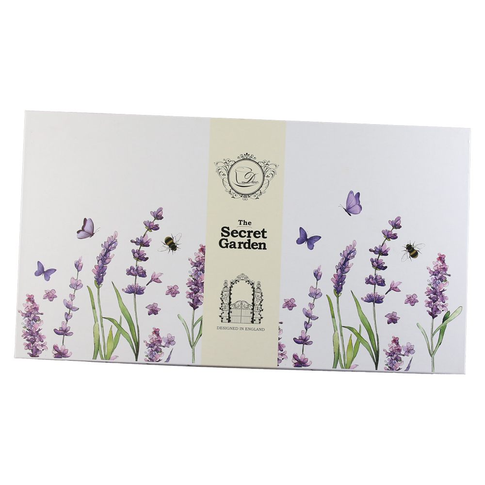 Set 6 cesti cu farfurii din portelan 280 ml "Classic Lavender" - imagine 2