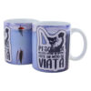 Cana ceramica "Pescuitul nu este doar..." 330 ml