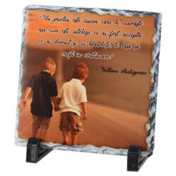 Placa ardezie "Un Prieten..." 14x14 CM