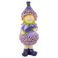 Figurina din rasina, Copil Lavanda 16 CM, Mov