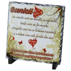 Placa ardezie "Pentru cei mai bun Bunici!" 19?19 CM