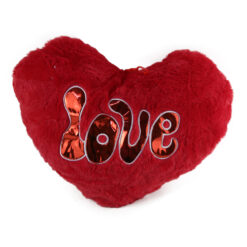Decoratiune Inima din plus "Love", 42 CM