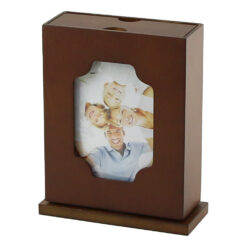 Album foto din lemn 72 poze 10x15 CM, rotativ, 16x21 CM