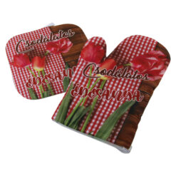 Set manusa si suport oala "Csodalatos Edesanya", lalele