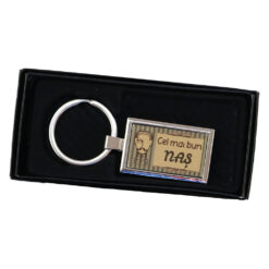 Breloc din metal "Cel mai bun Nas", Vintage