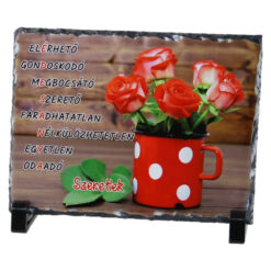 Placa ardezie "Edesanya Szeretlek" 19x14 CM