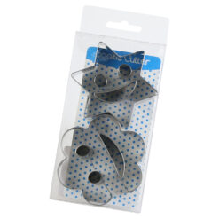 Set 2 forme pentru prajituri din inox Floare/Stea 7 CM