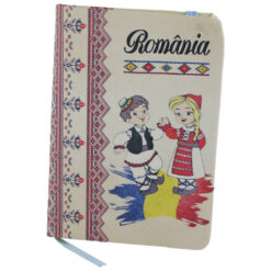 Agenda nedatata "Romania" 10x14 CM, Copii in port popular