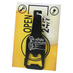 Breloc cu desfacator de sticle "A hosok koztunk jarnak" 9 CM