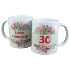 Cana ceramica "Boldog szuletesnapot! 30", 330 ml