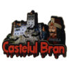 Magnet frigider din lemn "Castelul Bran" 8x6 CM, Dracula