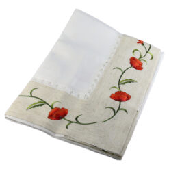 Fata de masa 100x150 CM, Flori de maci