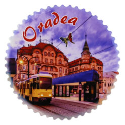 Magnet din ceramica "Romania", 7 CM, Oradea