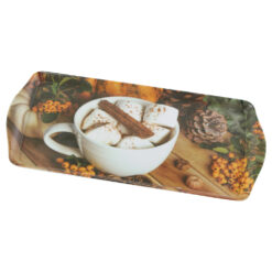 Tava servire din plastic Coffee & marshmallow 37x16 CM