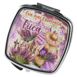Oglinda de buzunar "Cea mai frumoasa Fiica", Lavanda