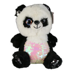 Jucarie de plus - Urs Panda cu paiete, 20 CM