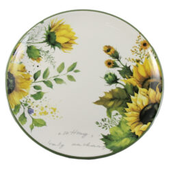 Farfurie din ceramica 20 CM, Floare soarelui, in cutie