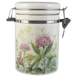 Recipient condimente din ceramica, Flori de camp, 9x15 CM