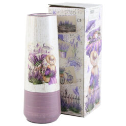 Vaza din ceramica Lavender 7x20 CM, in cutie decorativa, M.261