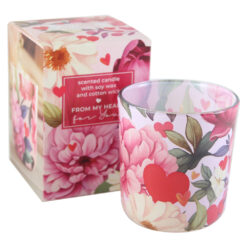 Lumanare parfumata in pahar 150 gr From my Heart