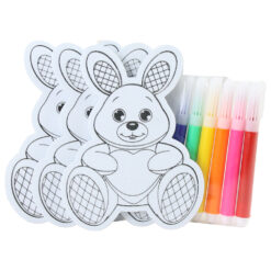 Set 3 figurine Hobby cu carioci, Iepuras, 10 CM