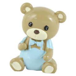 Figurina Ursulet din rasina, 5.5x7.5 CM, Albastru