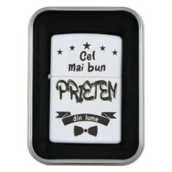 Bricheta metalica "Cel mai bun Prieten din lume", 3.5x5 CM, Alb