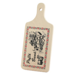 Tocator decorativ "Pofta buna!" 12x28 CM, cu motive traditionale