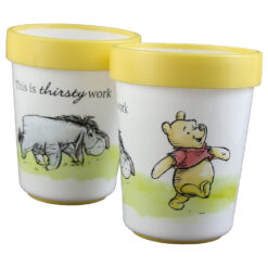 Pahar din plastic Winnie the Pooh 260 ml, "This is thirsty work"