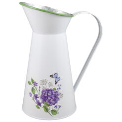 Ulcior din metal 13x25 CM, Hortensie