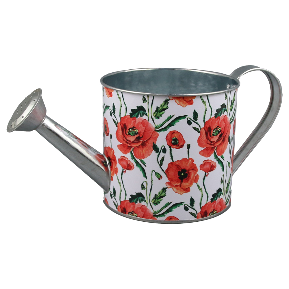 Ghiveci tip Stropitoare din metal 12x11 CM, Flori de maci