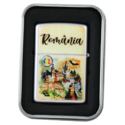 Bricheta metalica "Romania", Castele, 4x5.5 CM